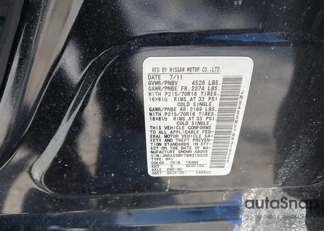 JN8AS5MV7BW310328: 44287815