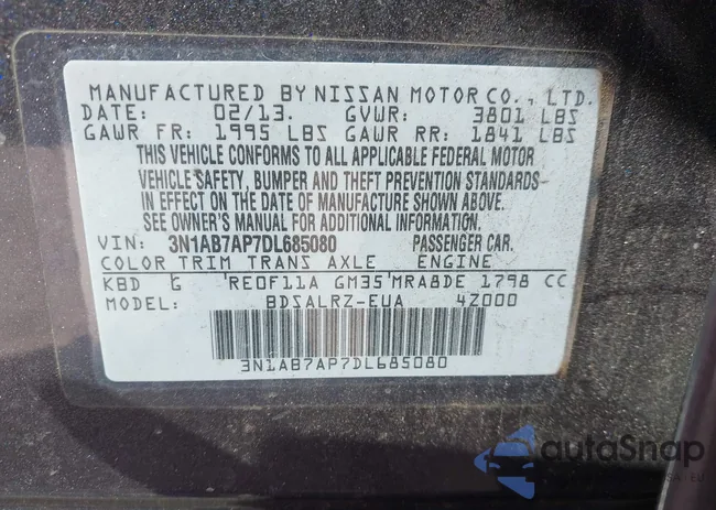 3N1AB7AP7DL685080: 44289059