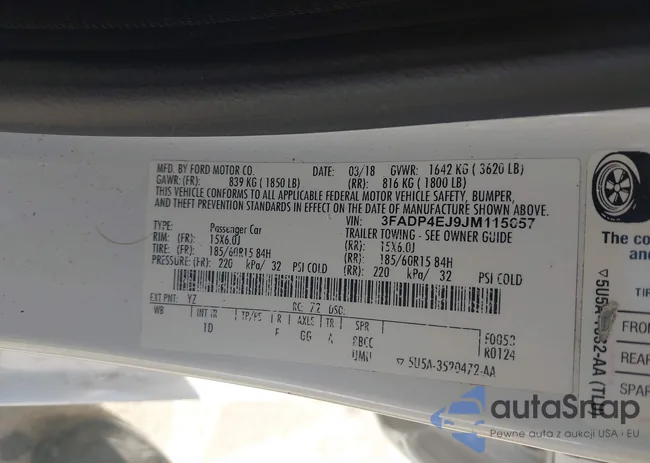 3FADP4EJ9JM115657: 44289061