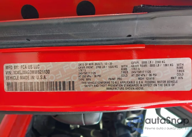 1C4GJXAG0MW621130: 44289146