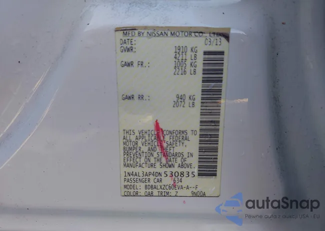 1N4AL3AP4DN530835: 44289285