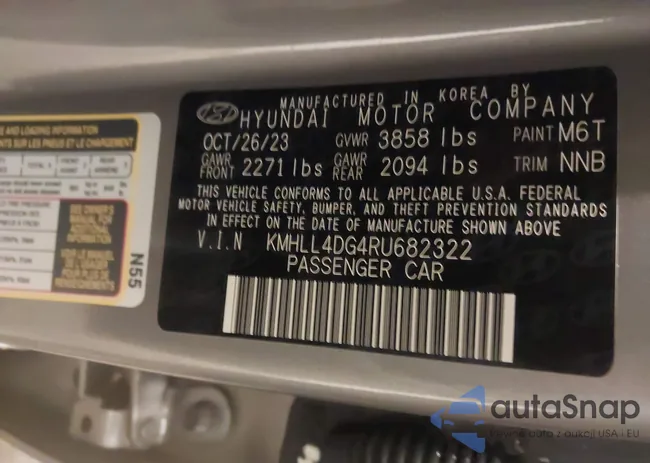 KMHLL4DG4RU682322: 44289325