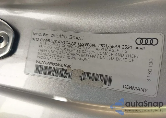 WUAC6AFR9DA901040: 44289593