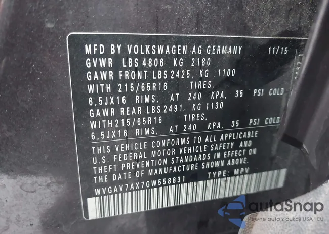 WVGAV7AX7GW558831: 44288685