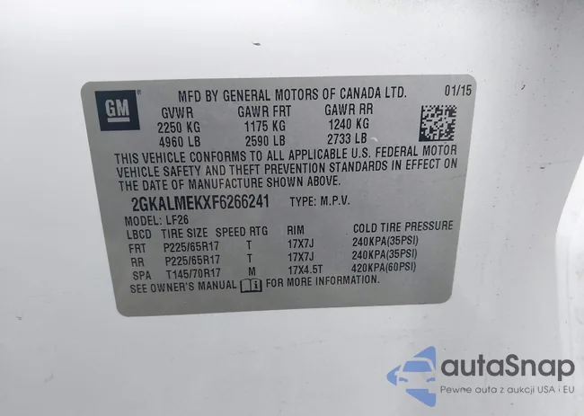 2GKALMEKXF6266241: 44288756