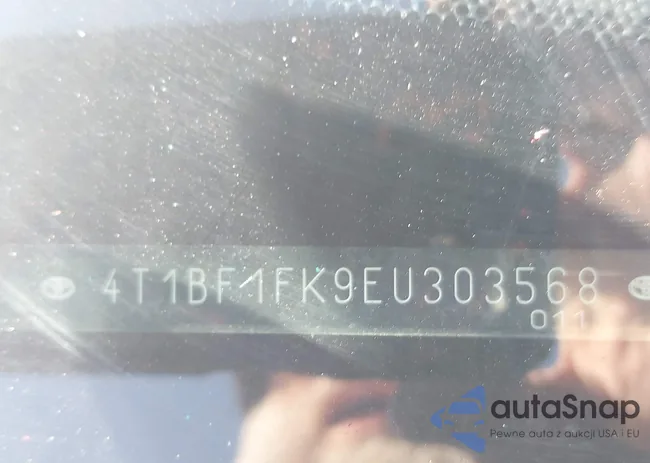 4T1BF1FK9EU303568: 44288884