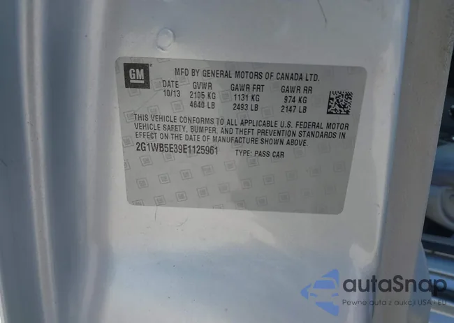 2G1WB5E39E1125961: 44288912