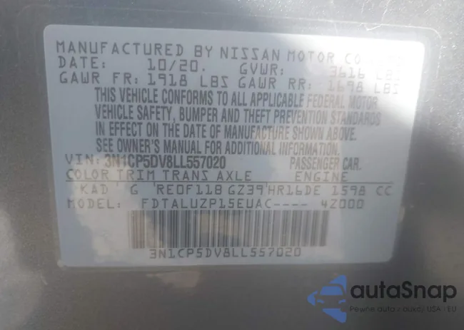 3N1CP5DV8LL557020: 44290154