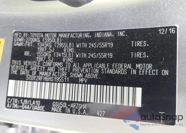 5TDYZRFH6HS195511: 44290404