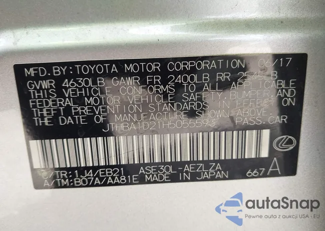 JTHBA1D21H5055593: 44290561