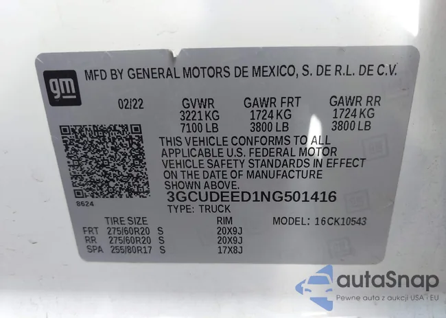 3GCUDEED1NG501416: 44290568