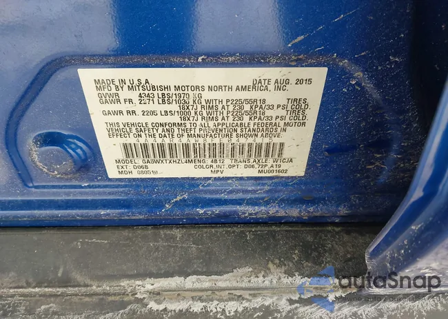 4A4AR4AW8FE047415: 44289625