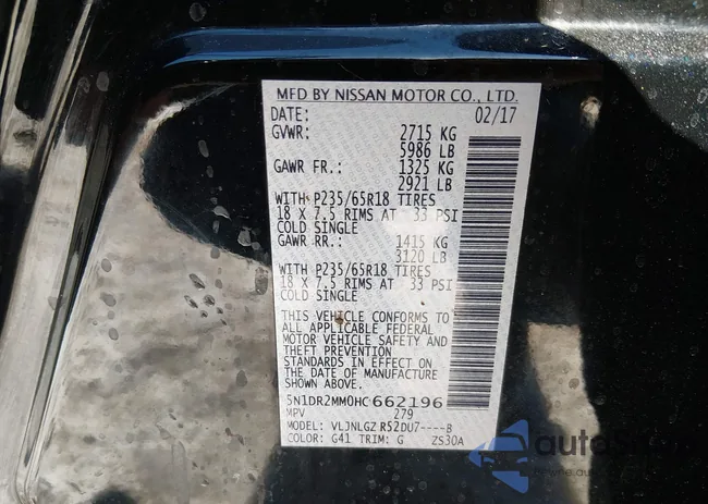 5N1DR2MM0HC662196: 44289657