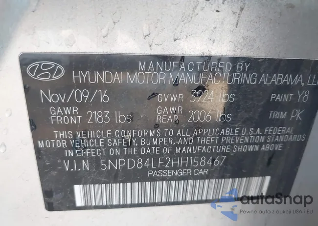 5NPD84LF2HH158467: 44289710