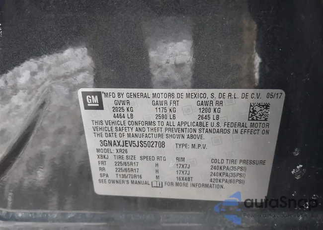 3GNAXJEV5JS502708: 44289724