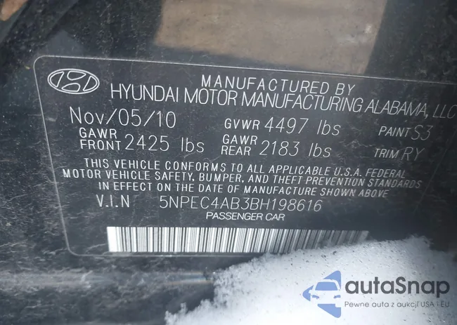 5NPEC4AB3BH198616: 44289729