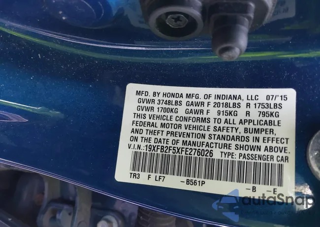 19XFB2F5XFE276026: 44289848