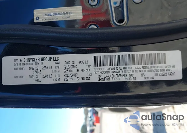 1C4NJCBA1CD694883: 44289932