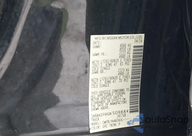 1N6BA1F4XGN509884: 44289935