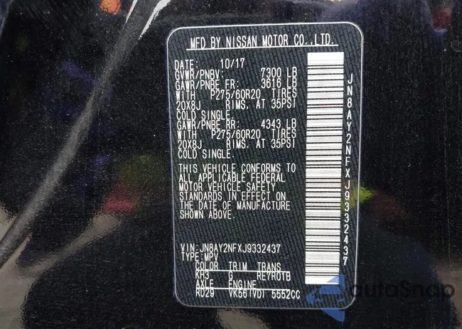 JN8AY2NFXJ9332437: 44289953