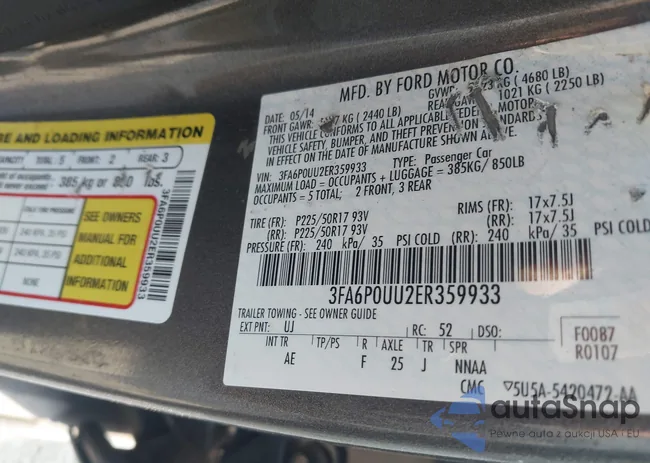 3FA6P0UU2ER359933: 44291103