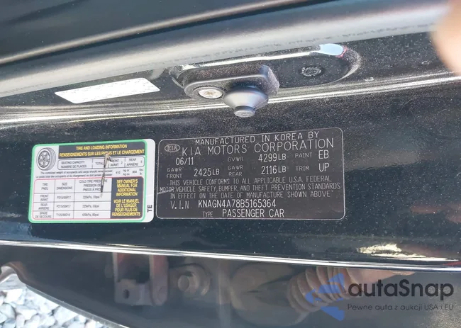 KNAGN4A78B5165364: 44291170