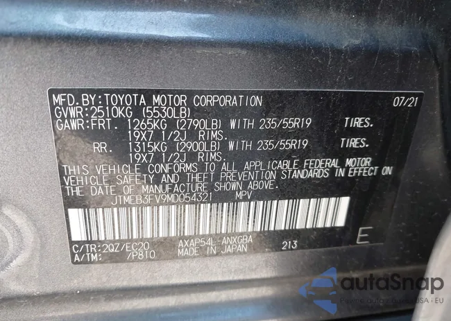 JTMEB3FV9MD054321: 44291264