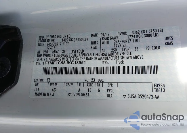 1FTMF1C58JKC18951: 44291274