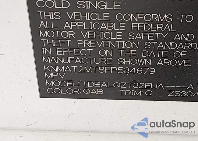 KNMAT2MT8FP534679: 44291316