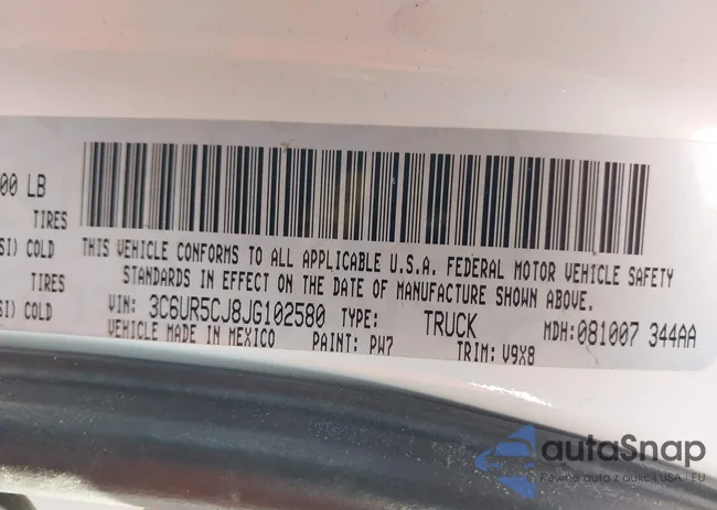 3C6UR5CJ8JG102580: 44291368