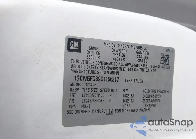 1GCWGFCB9D1156317: 44291379