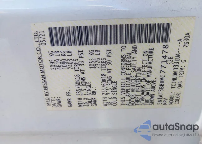 5N1AT3BBXMC771478: 44291426