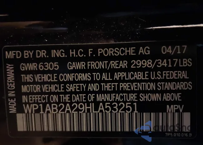 WP1AB2A29HLA53251: 44291442