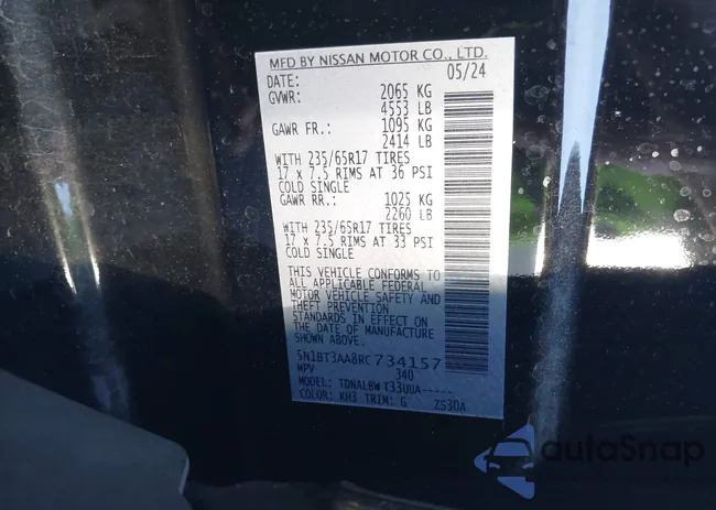 5N1BT3AA8RC734157: 44291465