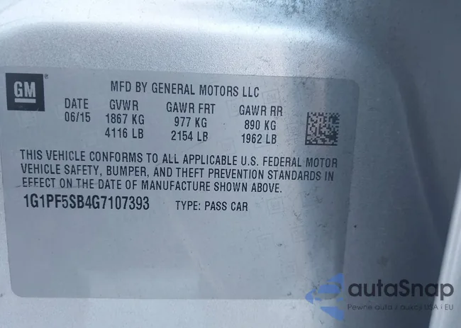 1G1PF5SB4G7107393: 44291607