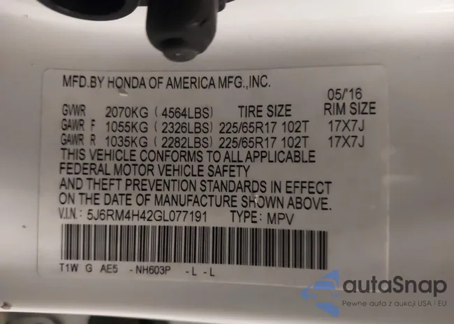 5J6RM4H42GL077191: 44290655