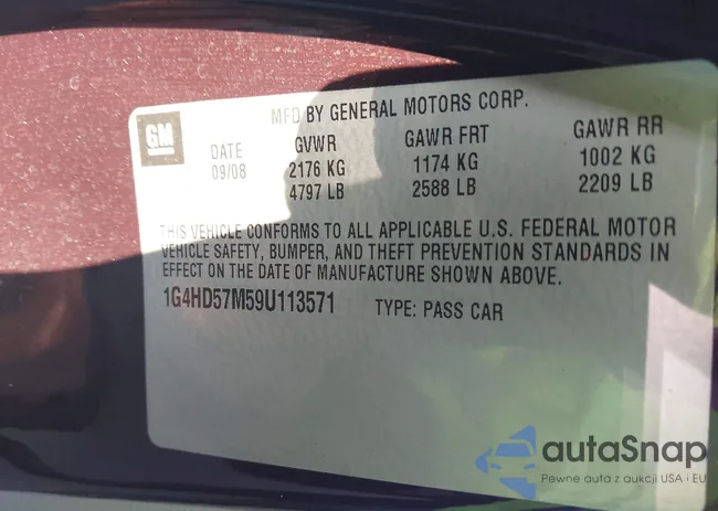 1G4HD57M59U113571: 44290848