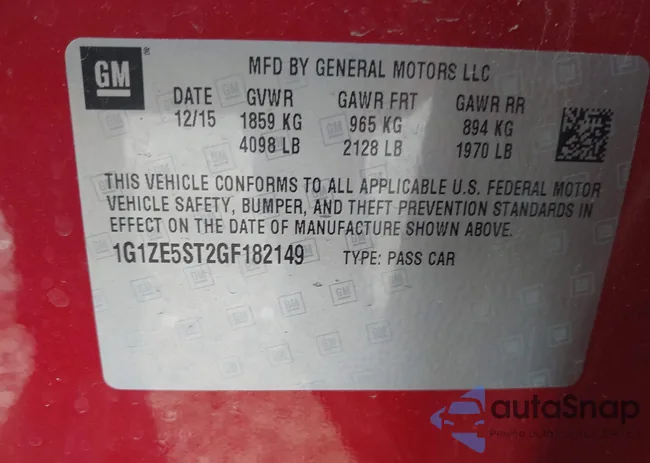 1G1ZE5ST2GF182149: 44290873