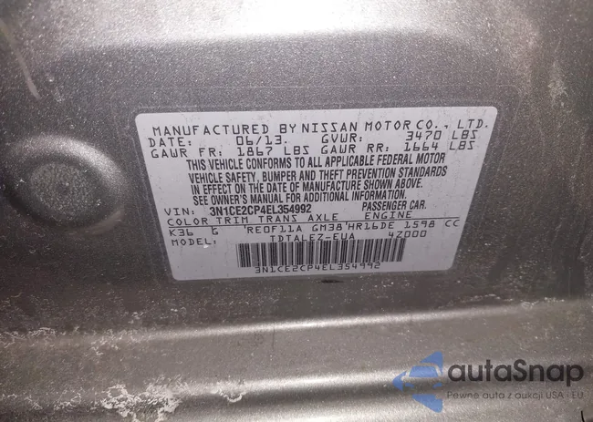 3N1CE2CP4EL354992: 44292078