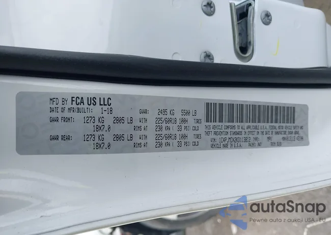 1C4PJMDX2KD113812: 44292253