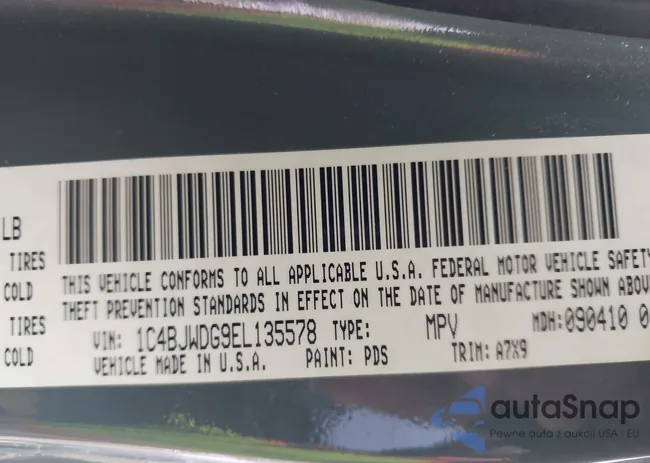 1C4BJWDG9EL135578: 44292429