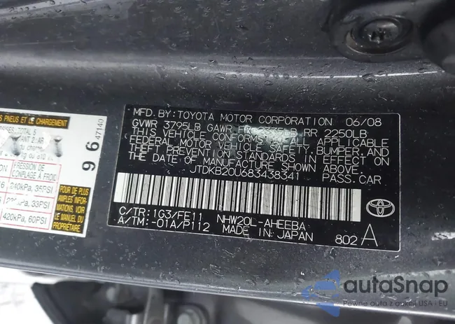 JTDKB20U683438341: 44292448