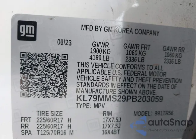 KL79MMS29PB203059: 44291663