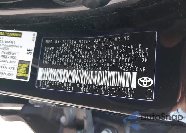 5YFB4MDE5RP169198: 44291695