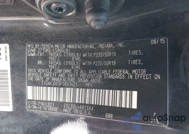 5TDXK3DC5FS651421: 44291736