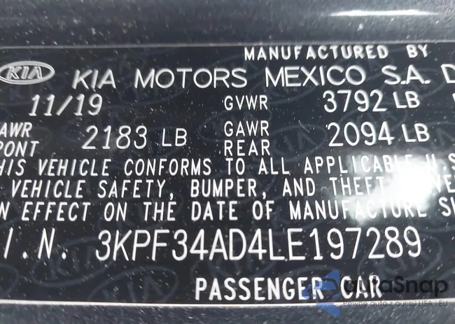 3KPF34AD4LE197289: 44291774