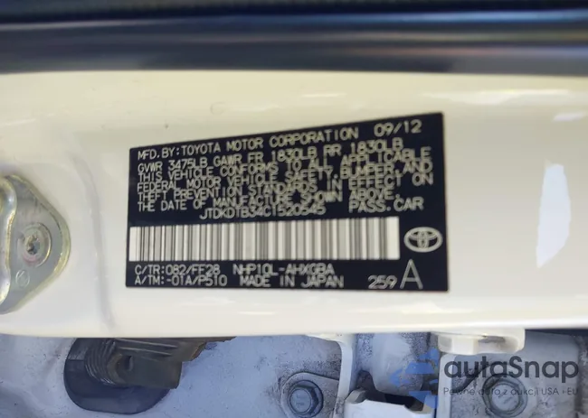 JTDKDTB34C1520545: 44291879