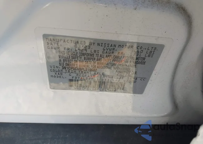 3N1CP5CV8PL519682: 44291883