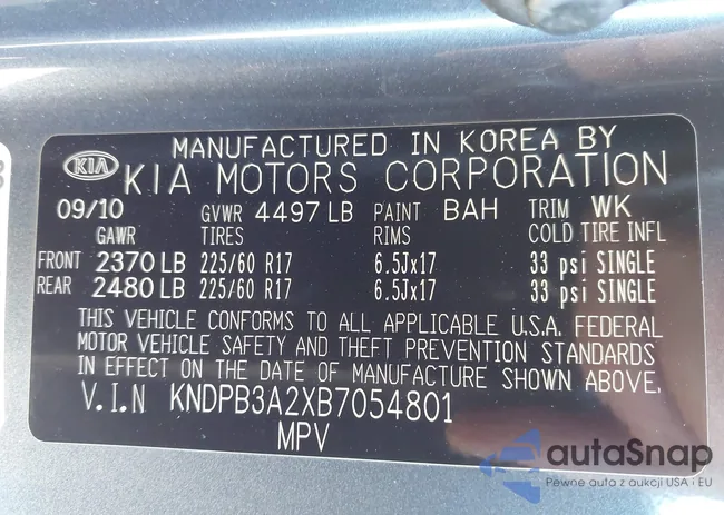 KNDPB3A2XB7054801: 44291971