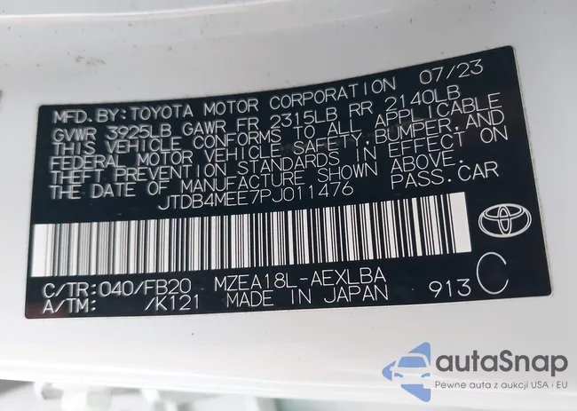 JTDB4MEE7PJ011476: 44292004